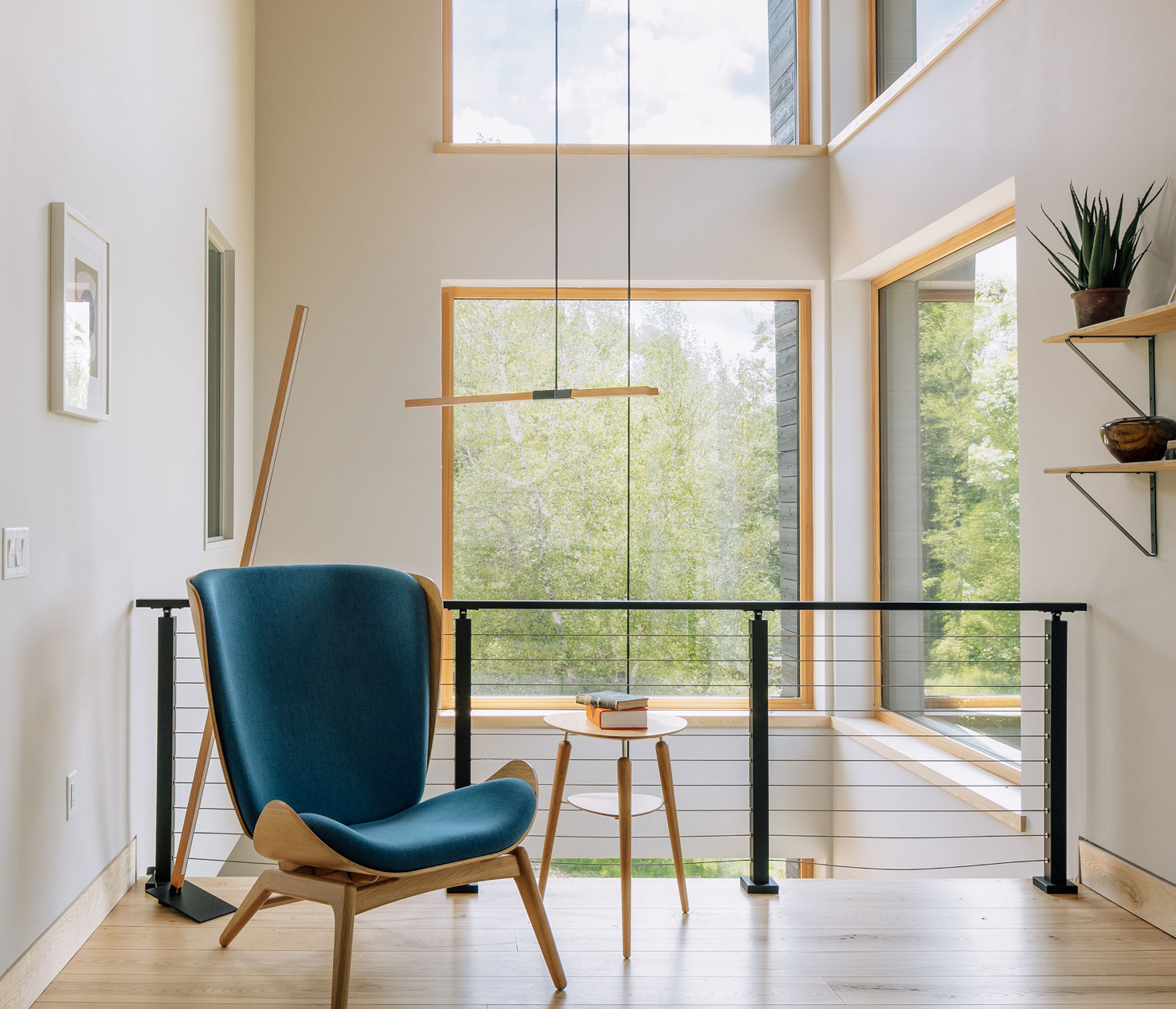 The Catskill Project house interior - window view