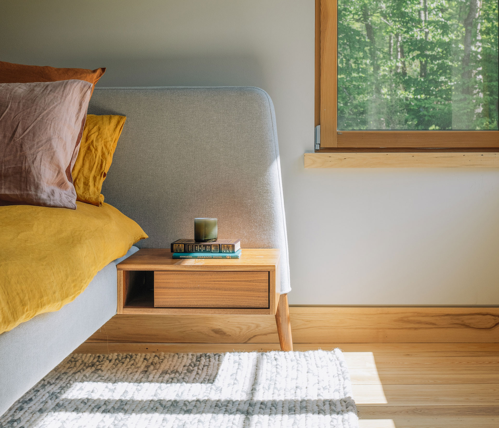 The Catskill Project house interior - bedroom