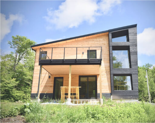 carbon-neutral home in The Catskill Project